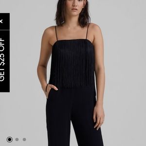 Club Monaco Fringe Pant Jumpsuit